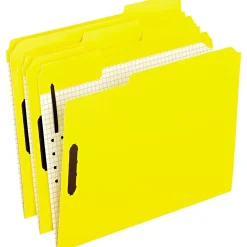 File Folders|Pendaflex File Folder, 2 Tab, Letter Size, , 50/Box (PFX 21309) Yellow
