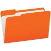 File Folders|Pendaflex File Folder, 1-Tab, Legal Size, Orange, 100/Box (R153 1/3 ORA)