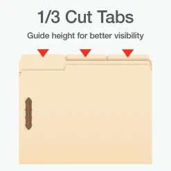 File Folders|Pendaflex File Folder, 1-Tab, Letter Size, Manila, 50/Box (1006993)