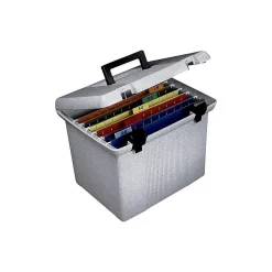 File Storage|Pendaflex Hanging File Box, Letter Size, Granite (PFX 41747)