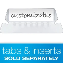 Hanging File Folders|Pendaflex Hanging File Folder, 5-Tab, Letter Size, Green, 25/Box (PFX 4152)