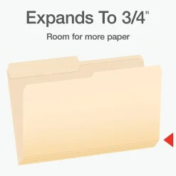 File Folders|Pendaflex Heavy Duty File Folder, 1-Tab, Legal Size, 100/Box (1007052)