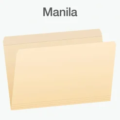 File Folders|Pendaflex Heavy Duty File Folder, Straight Cut, Legal Size, 100/Box (1007057)