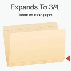 File Folders|Pendaflex Heavy Duty File Folder, Straight Cut, Legal Size, 100/Box (1007057)