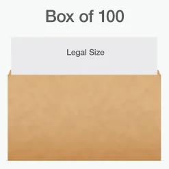 File Folders|Pendaflex Heavy Duty File Folder, Straight Cut, Legal Size, Kraft, 100/Box (1007137)