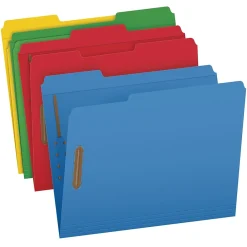 File Folders|Pendaflex Heavy Duty File Folder, 1-Tab, Letter Size, Assorted, 50/Box (1006957)