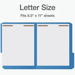 File Folders|Pendaflex Heavy Duty File Folder, 1-Tab, Letter Size, Assorted, 50/Box (1006957)