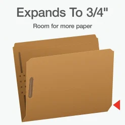 File Folders|Pendaflex Heavy Duty File Folder, Straight Cut, Letter Size, Kraft, 50/Box (1006992)