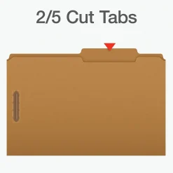 File Folders|Pendaflex Heavy Duty File Folder, 1-Tab, Legal Size, Brown Kraft, 50/Box (1007044)