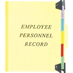 Hanging File Folders|Pendaflex Moisture Resistant Hanging File Folder, 2" Expansion, 5-Tab Tab, Letter Size, Yellow (PFX SER-2-YEL)