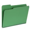 File Folders|Pendaflex Recycled File Folder, 1/3-Cut Tab, Letter Size, Green, 25/Box (1007009)