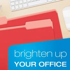 File Folders|Pendaflex Recycled File Folder, 1/3-Cut Tab, Legal Size, , 100/Box (43501/3) Red