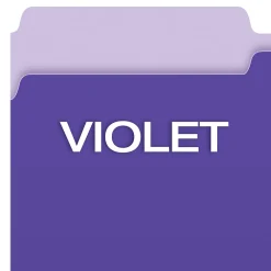 File Folders|Pendaflex Recycled File Folder, 1/3-Cut Tab, Legal Size, , 100/Box (43501/3VIO) Violet