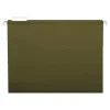 Hanging File Folders|Pendaflex Reinforced Hanging File Folders, 5-Tab, 4" Expansion, Letter Size, Standard Green, 25/Box (PFX 04152x4)