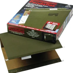 Hanging File Folders|Pendaflex Reinforced Hanging File Folders, 5-Tab, 4