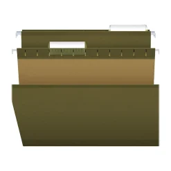 Hanging File Folders|Pendaflex Reinforced Hanging File Folders, Legal Size, Standard Green, 25/Box (PFX 4153 1/3)