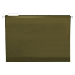 Hanging File Folders|Pendaflex Reinforced Hanging File Folders, 1" Expansion, Letter size, Standard Green 25/Box