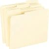 File Folders|Pendaflex Smart Shield Recycled File Folder, 1/3-Cut Tab, Letter Size, Manila, 100/Box (62702)
