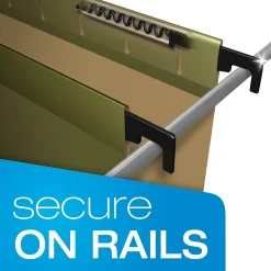 Hanging File Folders|Pendaflex SureHook® 5-Tab Hanging File Folders, Letter Size, , 20/Box (6152 1/5) Green