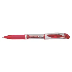 Pens|Pentel EnerGel Deluxe Gel Pens, Medium Point, Ink, Dozen (BL57-B) Red