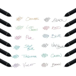 Pens|Pentel EnerGel Kuro Retractable Gel Pens, Medium Point, Assorted Colors Inks, 12/Pack (BL437R1BP12M)