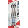 Pens|Pentel EnerGel Pearl Retractable Gel-Ink Pens, Medium Point, Black Accent Barrel, Black, 3/Pack