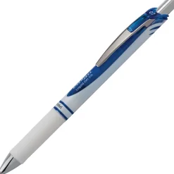 Pens|Pentel EnerGel Retractable Gel Pen, Medium Point, Blue Ink, Dozen (BLN77PW-C)
