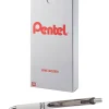 Pens|Pentel EnerGel Retractable Gel Pen, Medium Point, Black Ink, Dozen (BLN77PW-A)