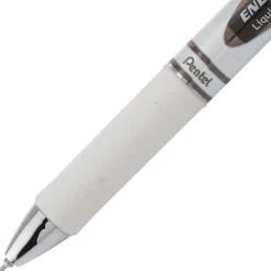 Pens|Pentel EnerGel Retractable Gel Pen, Medium Point, Black Ink, Dozen (BLN77PW-A)