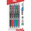 Pens|Pentel EnerGel RTX Gel Pens, Bold Point, Assorted Ink, 5/Pack (BL80BP5M)