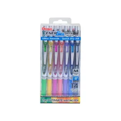 Pens|Pentel EnerGel RTX Retractable Gel Pens, Medium Point, Assorted Ink, 14/Pack (BL77PC14M)