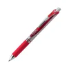 Pens|Pentel EnerGel RTX Retractable Gel Pen, Medium Point, Red Ink, Dozen (BL77-B)