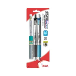 Pencils|Pentel EnerGize Mechanical Pencils, No. 2 Medium Lead, 2/Pack (PL77LEBP2)