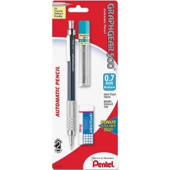 Pencils|Pentel Graph Gear 500 Mechanical Pencil, 0.7mm, #2 Medium Lead (PG527LEBP)
