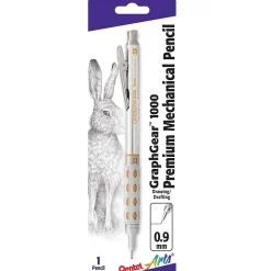 Pencils|Pentel GraphGear 1000 Mechanical Pencil, 0.9mm (PTAPG1019GPABP)