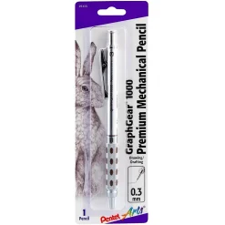 Pencils|Pentel GraphGear 1000 Mechanical Pencil, 0.3mm (PTAPG1013EPABP)