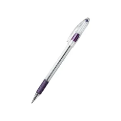 Pens|Pentel R.S.V.P. Ballpoint Pens, Fine Point, Purple Ink, Dozen (BK90-V)