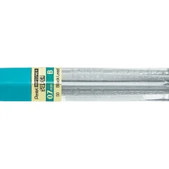 Pencils|Pentel Super Hi-Polymer Lead Refill, 0.7mm, 12/Leads (50-B)