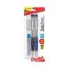 Pencils|Pentel Twist-Erase CLiCK Mechanical Pencils, No. 2 Assorted Lead, 2/Pack (PD277TLEBP2)