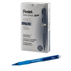 Pencils|Pentel Twist-Erase EXPRESS Mechanical Pencil, 0.7mm, #2 Medium Lead, Dozen (PENQE417A)