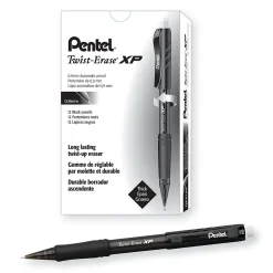Pencils|Pentel Twist-Erase EXPRESS Mechanical Pencil, 0.9mm, #2 Medium Lead, Dozen (QE419A)