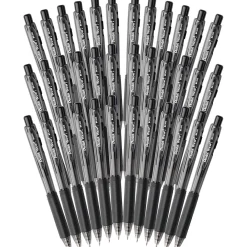 Pens|Pentel ® WOW® Retractable Ballpoint Pens Bonus Pack, Medium Point, Black Ink, 36/Pack (BK440ASWUSS)
