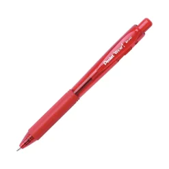 Pens|Pentel WOW! Retractable Ballpoint Pens, Medium Point, Red Ink, Dozen (BK440-B)