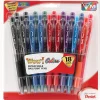 Pens|Pentel WOW! Retractable Ballpoint Pens, Medium Point, Assorted Ink, 18/Pack (BK440PC18M)