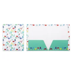 Pocket Folders|Pep Rally 3-Hole Punched 2 Pocket Presentation Folder, Assorted (60612)
