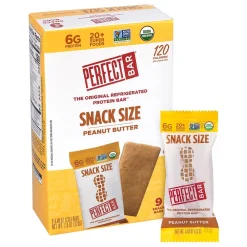 Perfect Bar Protein Bar, Peanut Butter and Chocolate Chip, 0.88 oz, 18/Pack (220-02413)