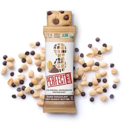 Perfect Snacks Gluten Free Dark Chocolate and Peanut Butter Protein Bar, 2.3 oz., 16 Bars/Box (307-00247)