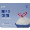 ™ 13 Gallon Kitchen Trash Bag, 28" x 24", Low Density, 0.9 mil, White, 120 Bags/Box, 3 Boxes/Carton (PK56750CT)<Perk Discount
