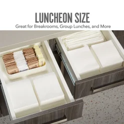 Perk ™ Luncheon Lunch Napkin, 1-ply, White, 400 Napkins/Pack (PK28584)