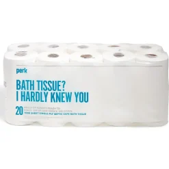 ⢠Septic Safe Toilet Paper, 1-ply, White, 1000 Sheets/Roll, 20 Rolls/Pack (PK55153)<Perk Discount